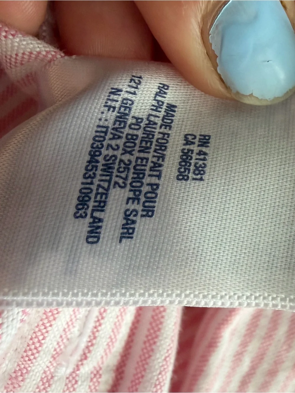 Ralph Lauren Pink Striped Shirt Dress Girls 3T Button Embroidered Preppy